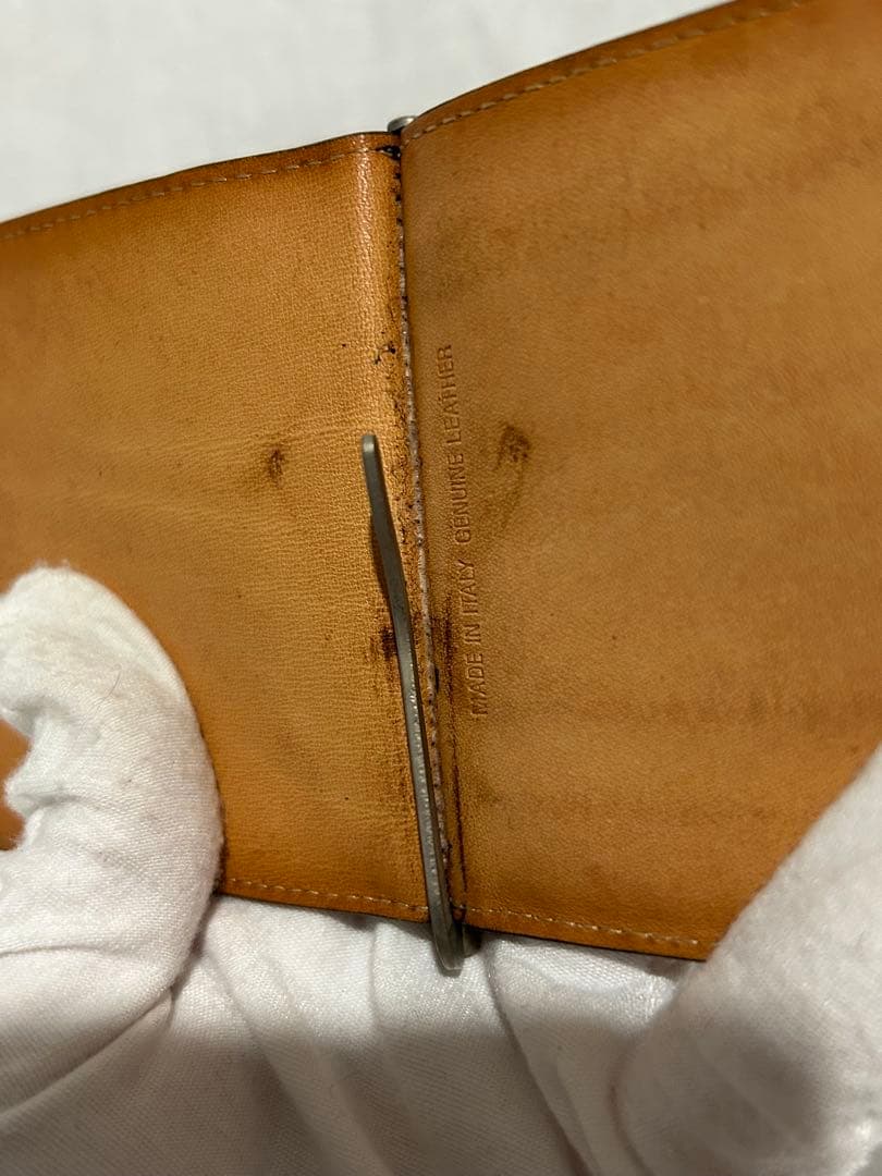 12345　マルジェラ　黒レザー 二つ折り財布