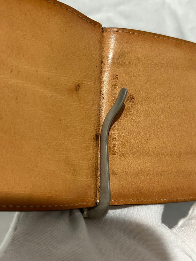 12345　マルジェラ　黒レザー 二つ折り財布