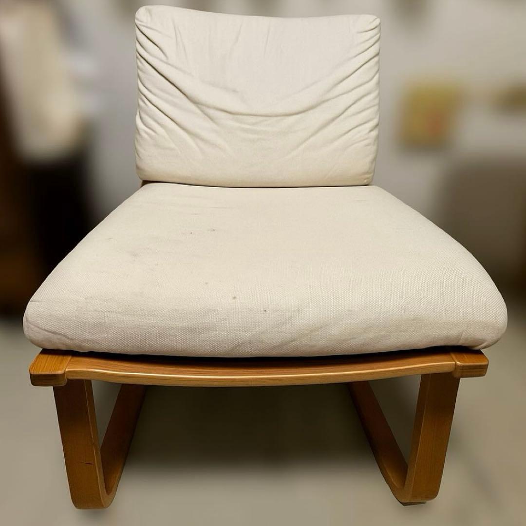 無印良品　リビングでもダイニングでもつかえるソファチェア