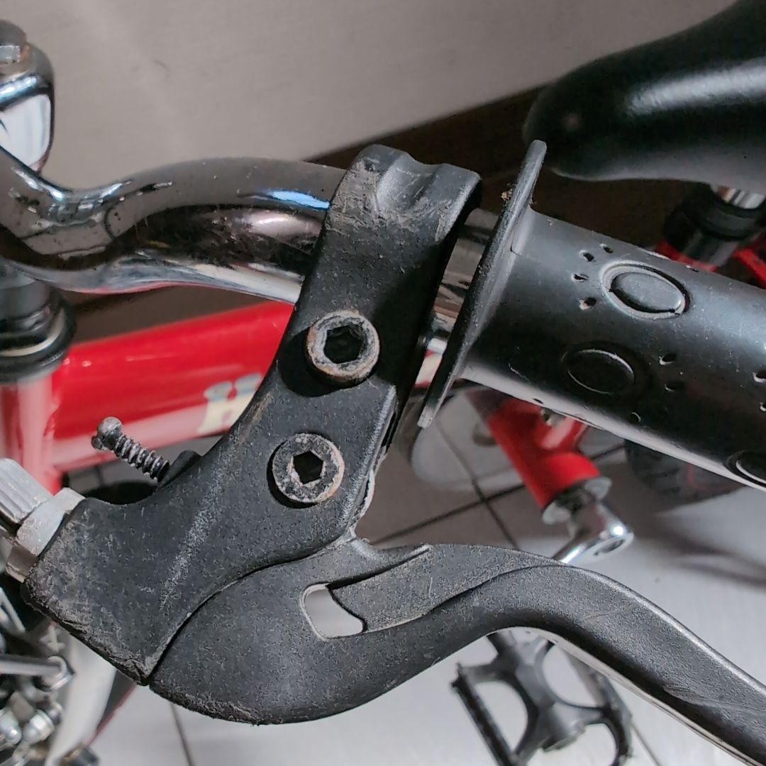 初代へんしんバイク キッズバイク　レッド　スタンド付き ビタミンファクトリー