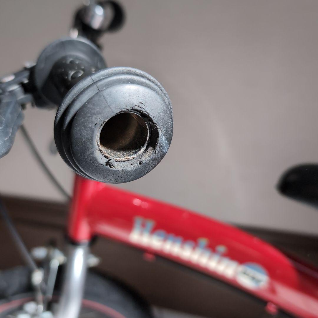 初代へんしんバイク キッズバイク　レッド　スタンド付き ビタミンファクトリー