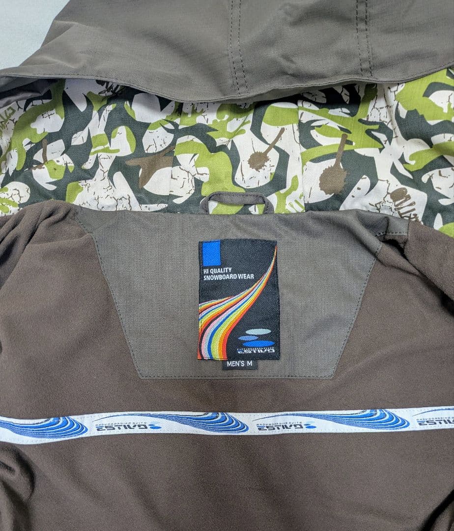 ESTIVO　スノーボードウェア　ダークブラウン　メンズ　つなぎ
