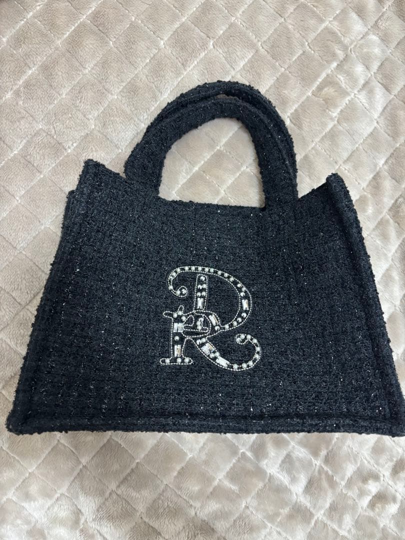 【Darich】DRビジューミニトートバッグ ブラック