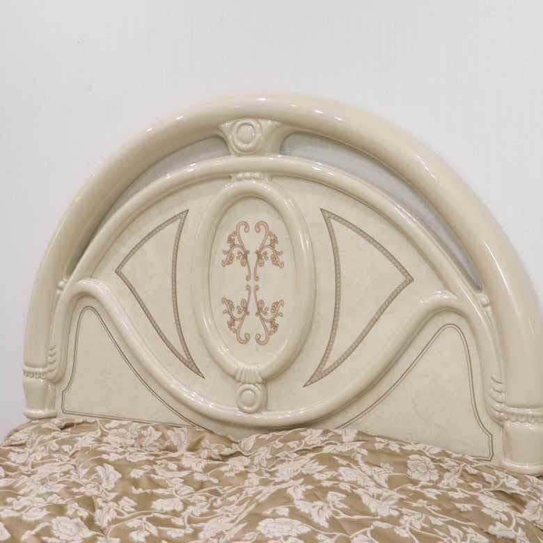 サルタレッリ フローレンス シングルベッドフレーム アイボリー