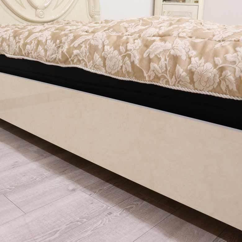 サルタレッリ フローレンス シングルベッドフレーム アイボリー