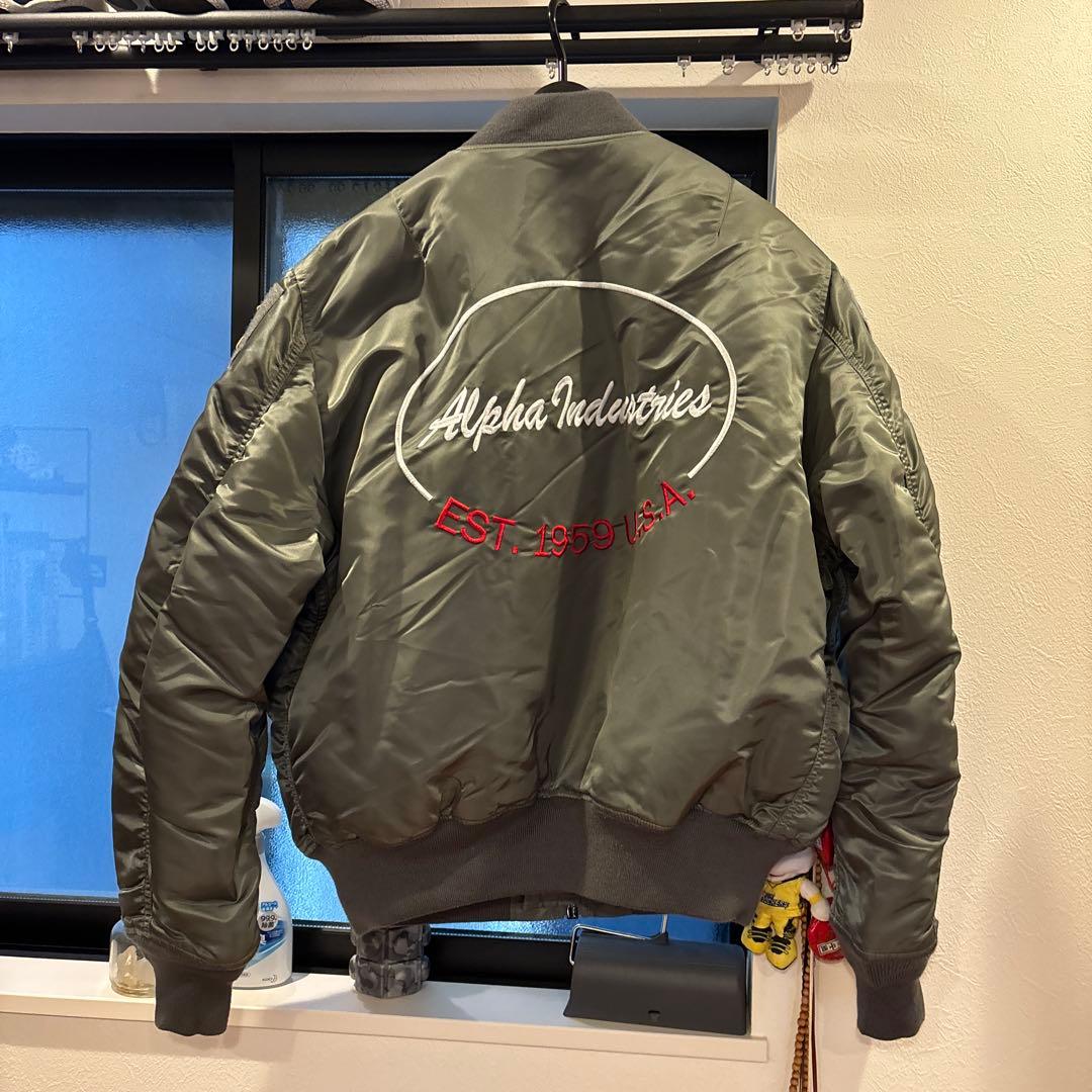 アルファ社製　MA-1 フライトジャケット　Lサイズ