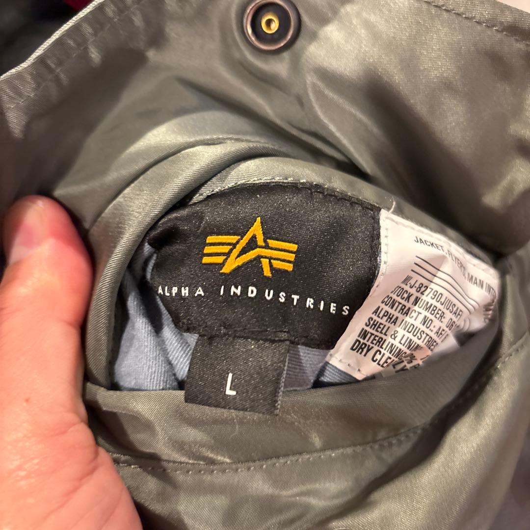 アルファ社製　MA-1 フライトジャケット　Lサイズ