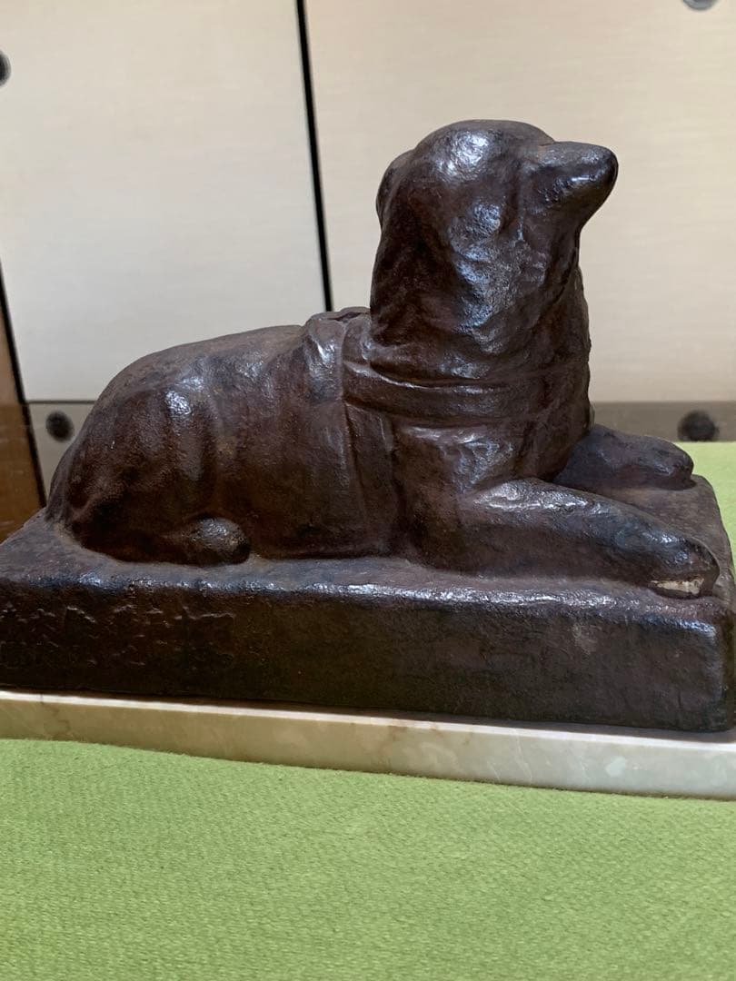 骨董品　ハチ公　渋谷駅　忠犬　像・大内青圃