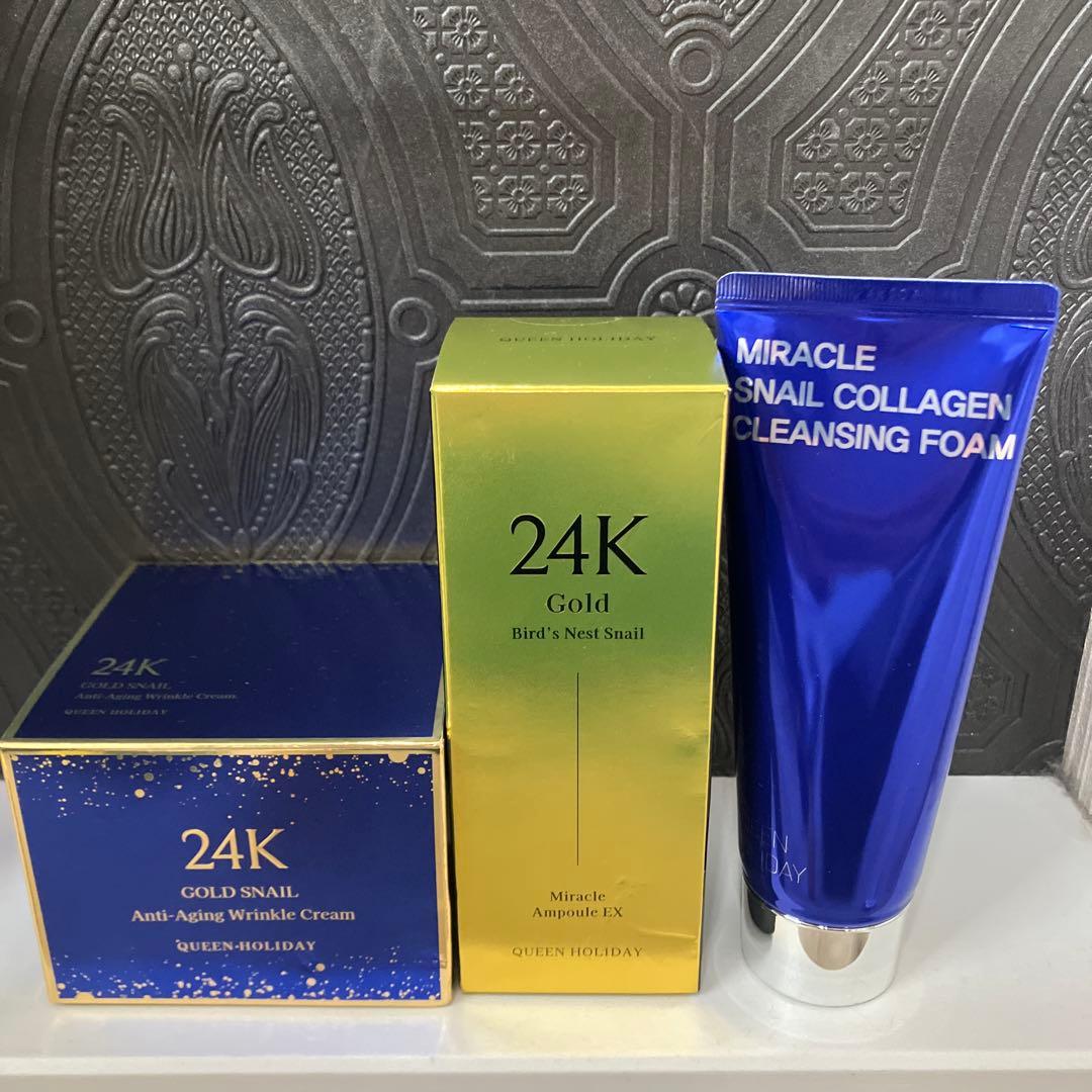 ２４K QUEEN HOLIDAY ◎韓国コスメ３点セット◎