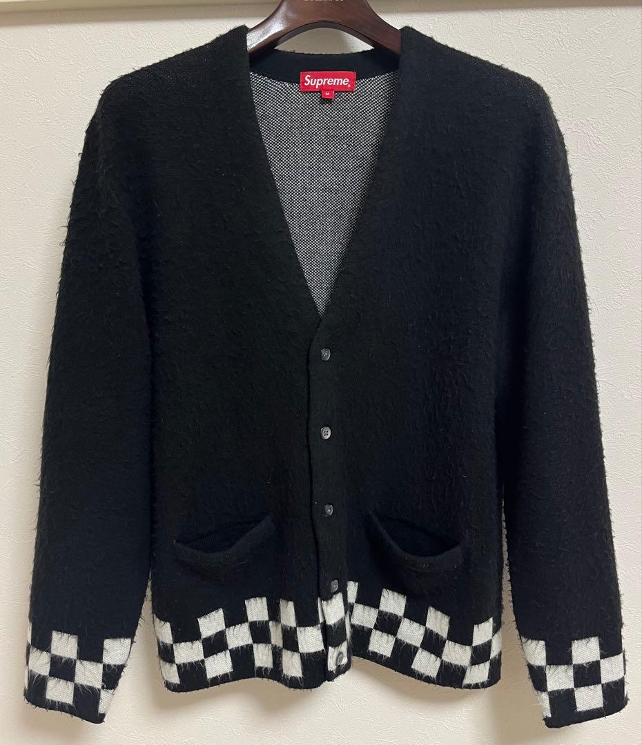 トップス Supreme Brushed Checkerboard Cardigan