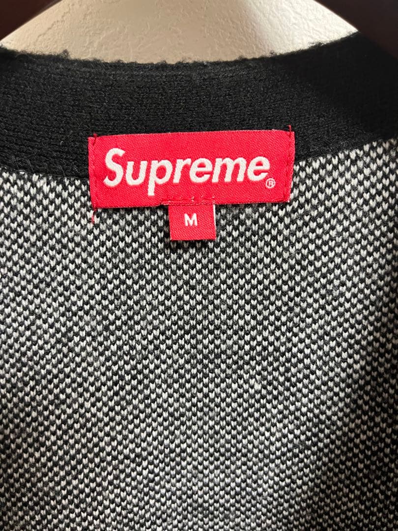 トップス Supreme Brushed Checkerboard Cardigan