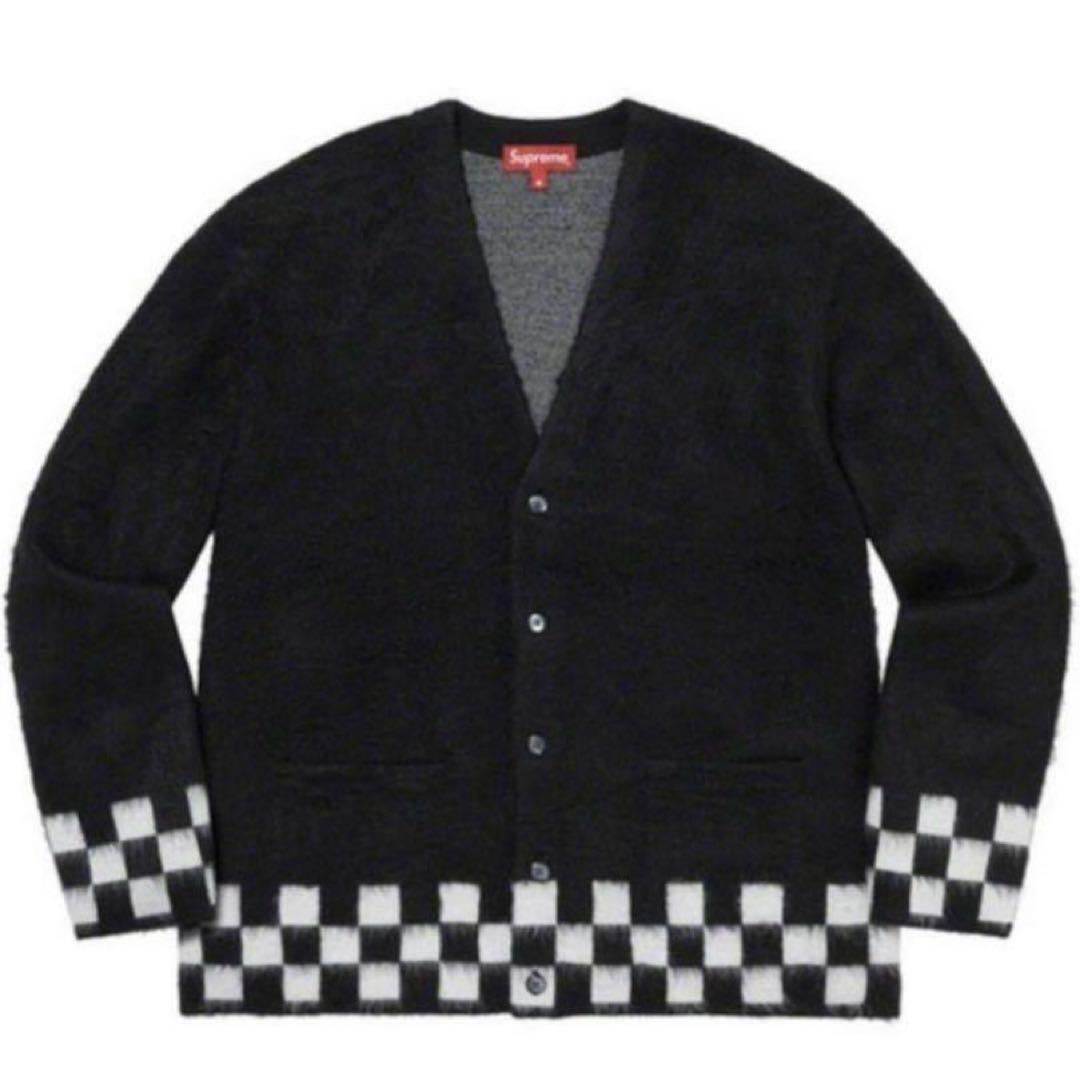 トップス Supreme Brushed Checkerboard Cardigan