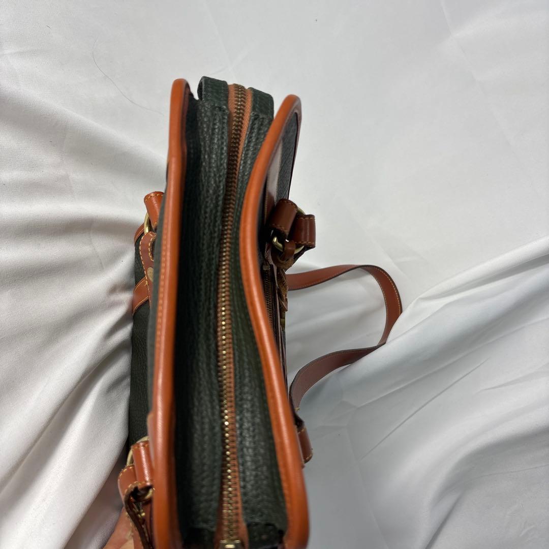 ニャンドゥーニーアンドバーク　トートバッグ　緑　しぼ革　底鋲