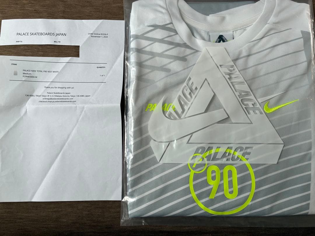 トップス PALACE NIKE TOTAL P90 VEST WHITE