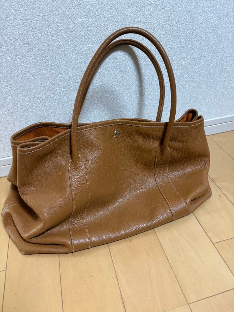 希少CELLERINI　チェレリーニ　2779　レザートート　シボ革　茶色