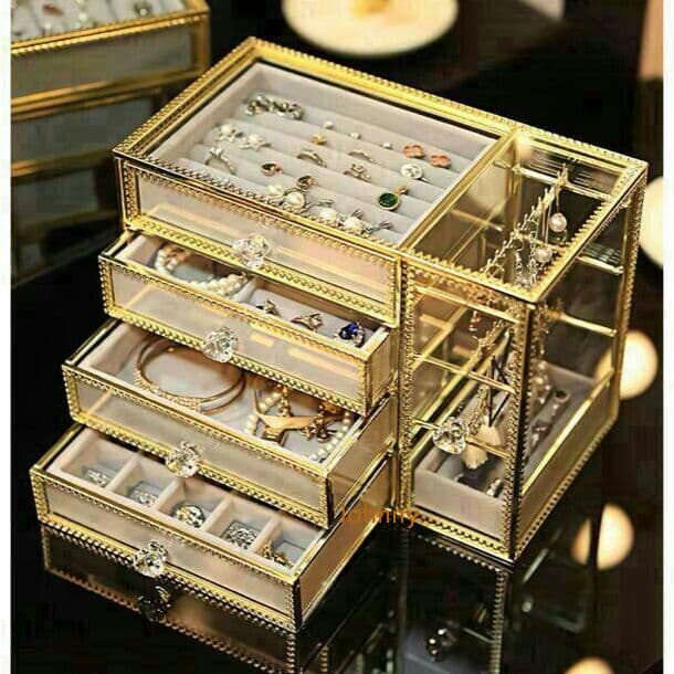 ジュエリーボックス アクセサリーケース アクセサリー収納 ピア9