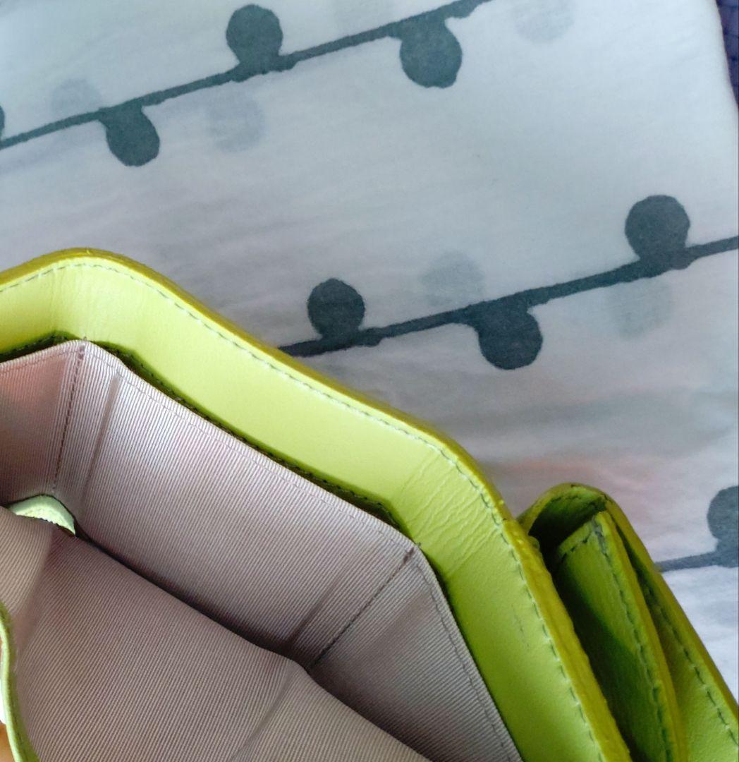 IVY: コンパクト財布 イエローグリーン　FUMIKODA　(フミコダ)