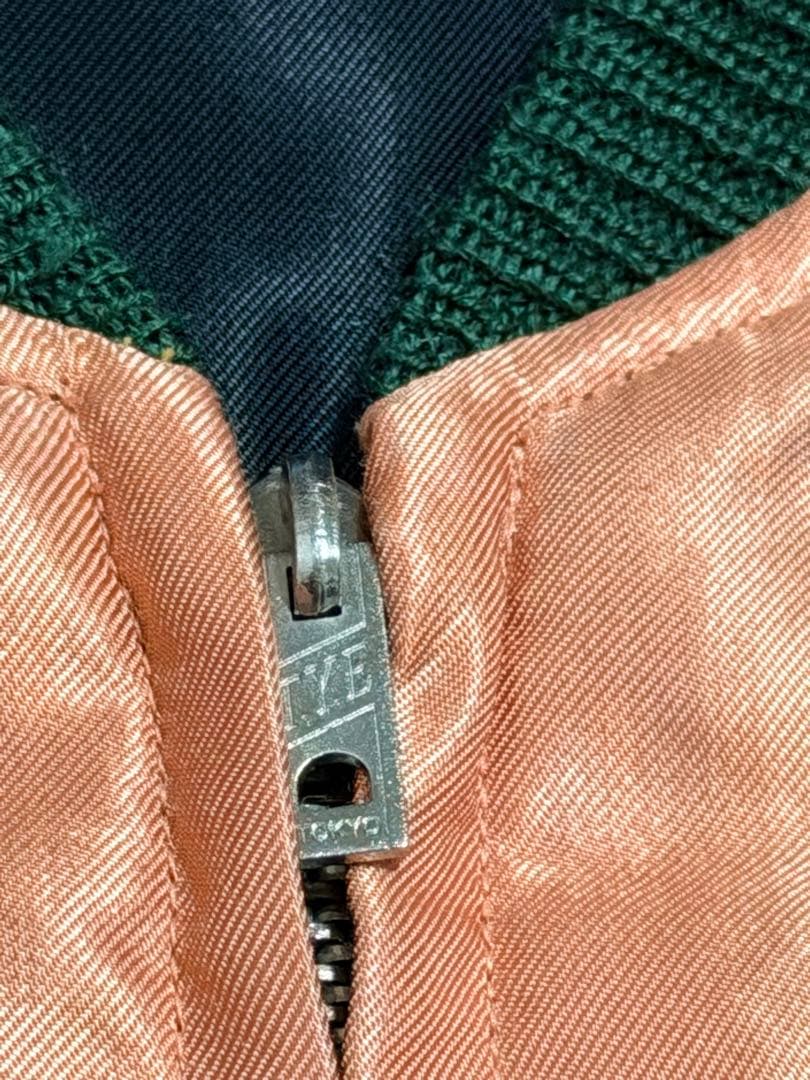 未使用近 ２面用 テーラー東洋 鷲 地図 日本限定 スカジャン レーヨン 美品