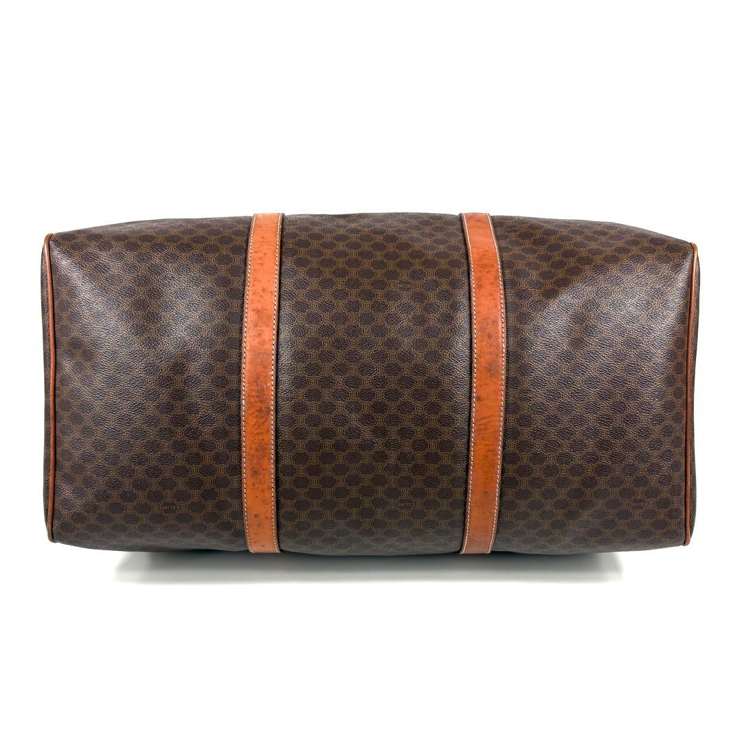 良品✨セリーヌ ボストンバッグ ゴールド トリオンフ マカダム レザー PVC