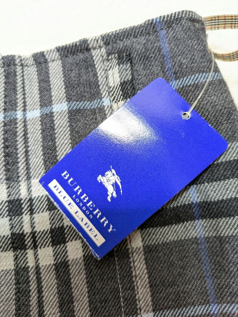 新品 BURBERRY BLUE LABEL ノバチェック ウールスカート M