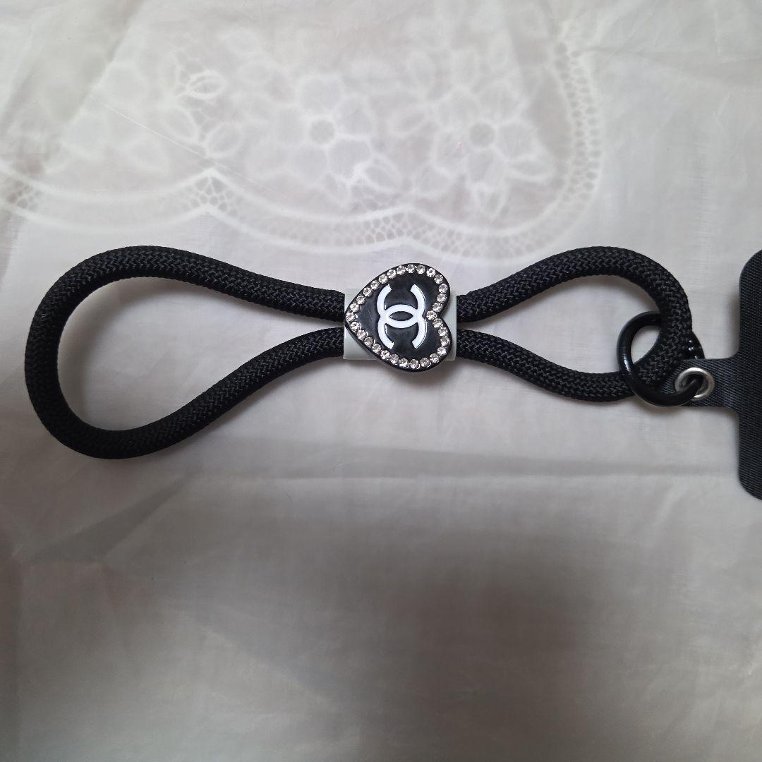 新品未使用男女ペア２本ノベルティシャネルCHANEL携帯ストラップ送料無料