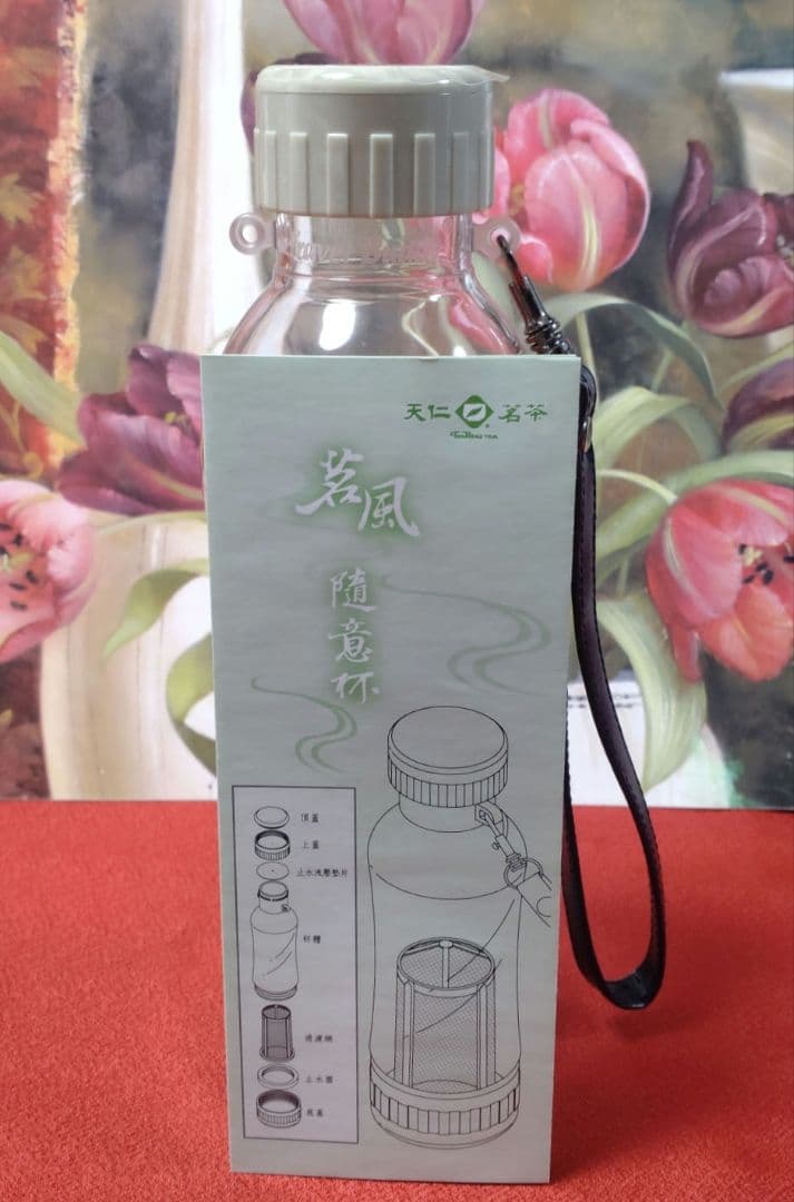 【未使用品❗️台湾製❗️】◆天仁茗茶◆軽量お茶の葉専用マグボトル水筒 580cc
