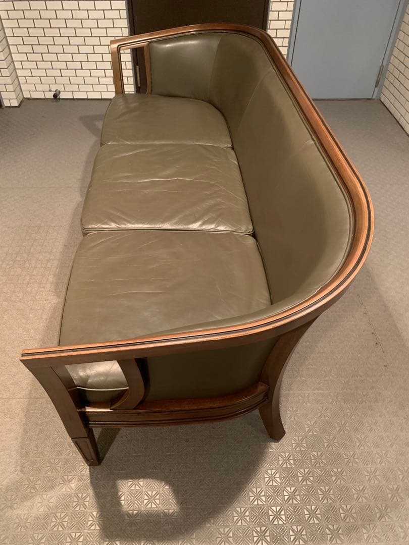 MARUNIマルニ  地中海 シャルル 3Pソファ 本革 販売102万