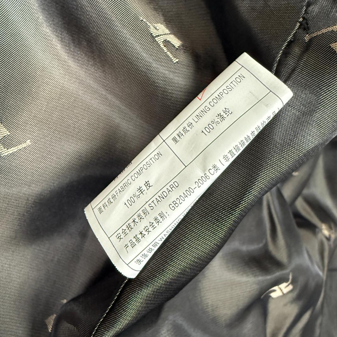 きくちゃん様✨damkjhl レザージャケット シングルライダース 羊革 黒