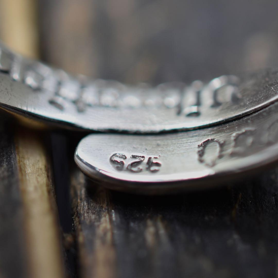 フリーサイズ シルバー925ホースシュー　ココペリ　インディアンジュエリー