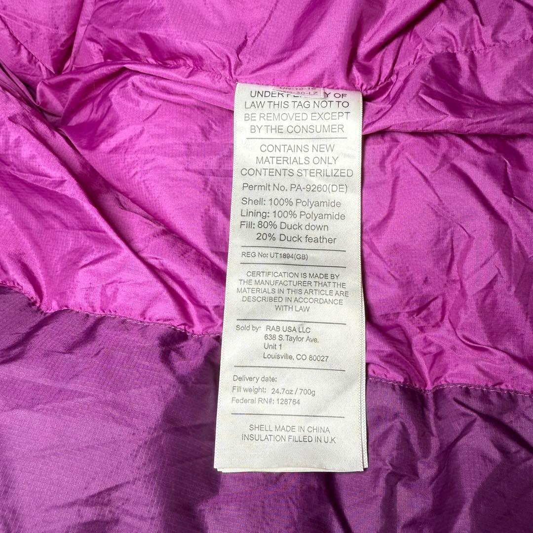 Rab ダウンシュラフ　ASCENT 700w ピロー付き