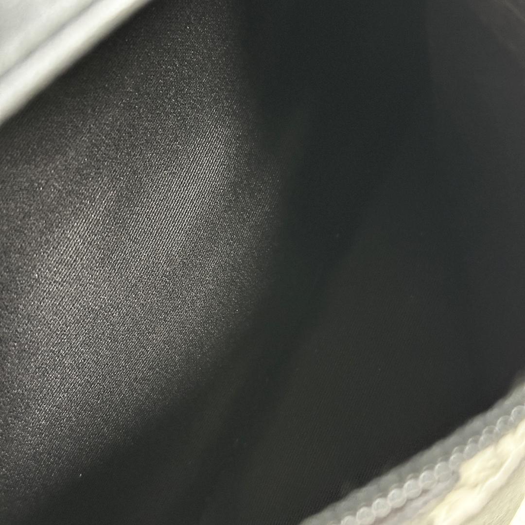 美品 COACH リュック F55970 レザー バラ柄 黒