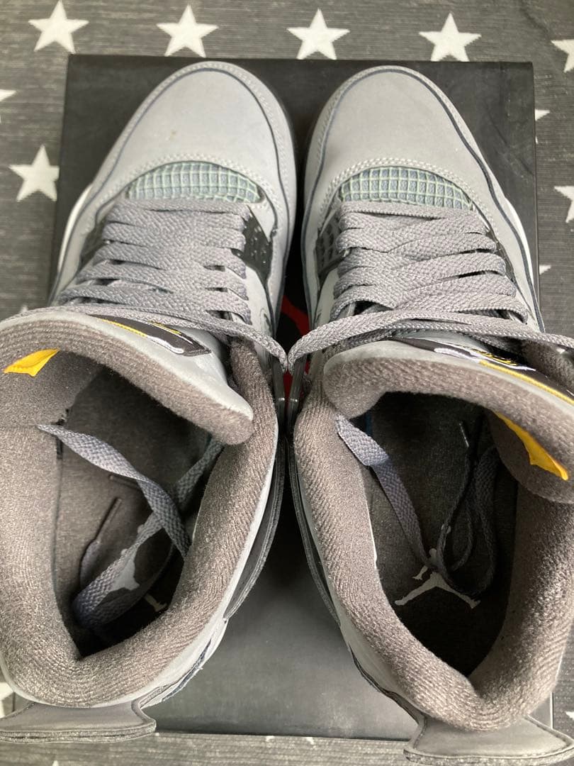 靴 NIKE AIR JORDAN 4 RETRO COOL GREY