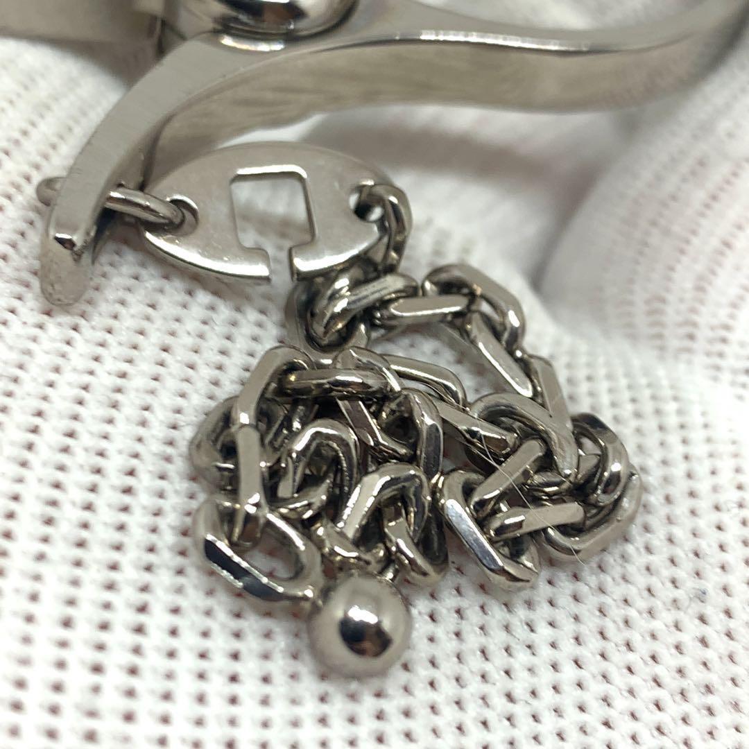 HERMES フィルー 手袋 グローブホルダー シルバー 025661