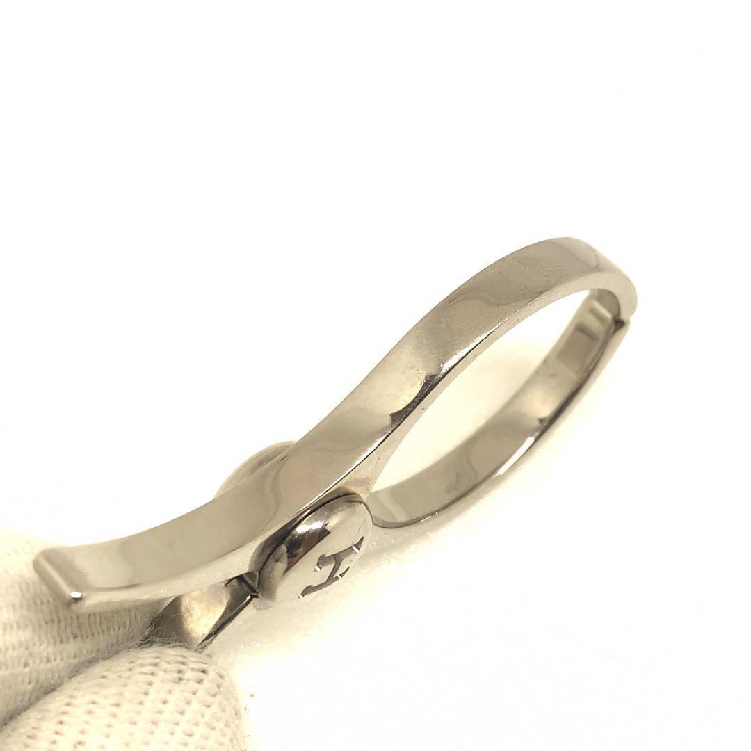 HERMES フィルー 手袋 グローブホルダー シルバー 025661