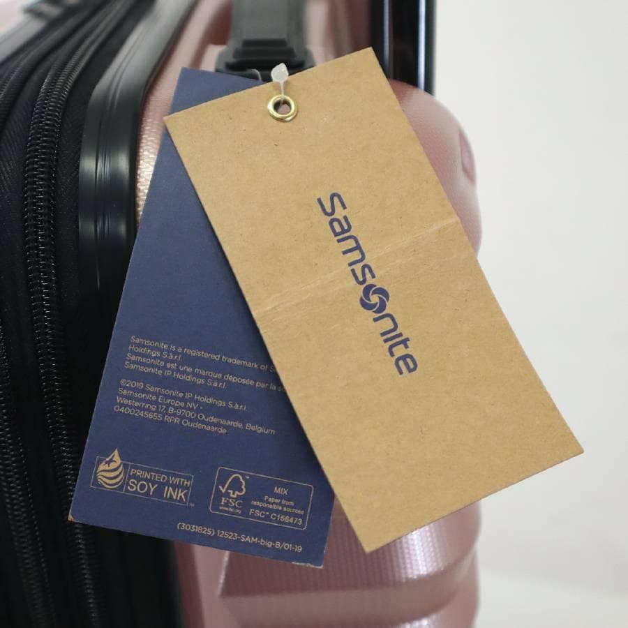未使用 サムソナイト ジッププラス スーツケース 機内持ち込み ローズG
