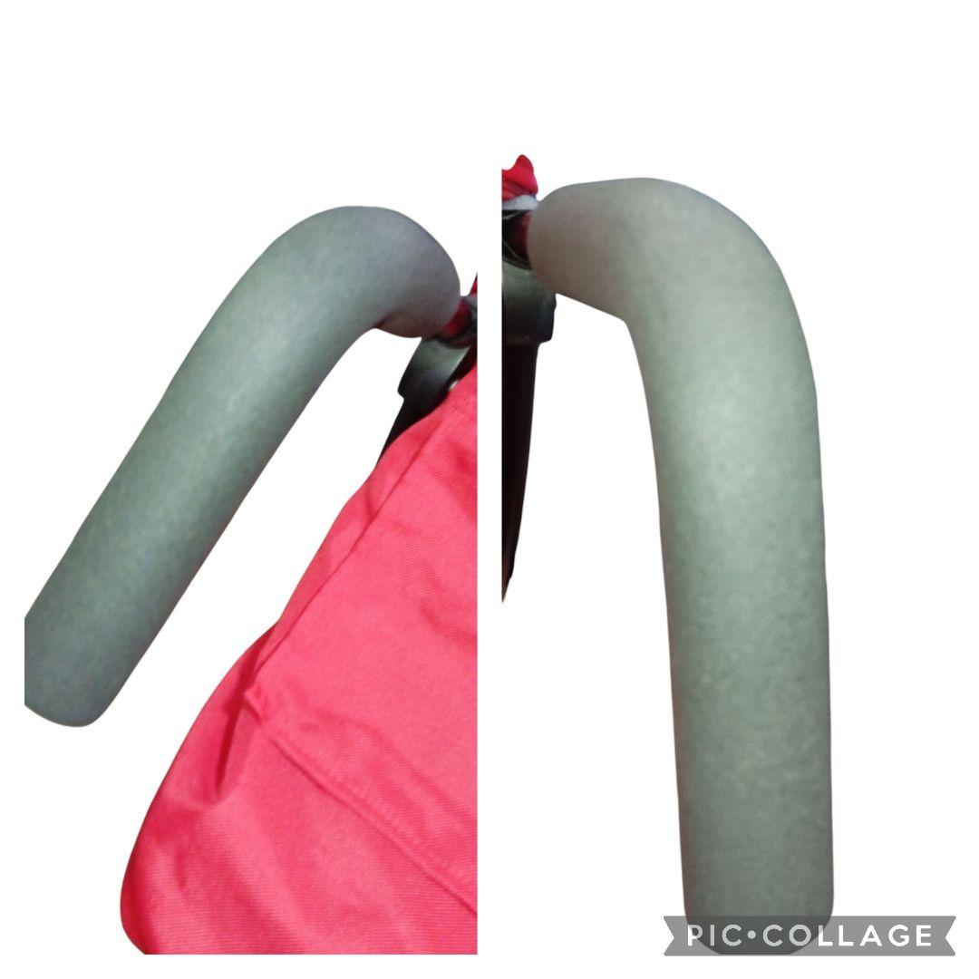 日本育児　キンダーワゴン　二人乗りベビーカー　DUOシティHOPレッド 2017