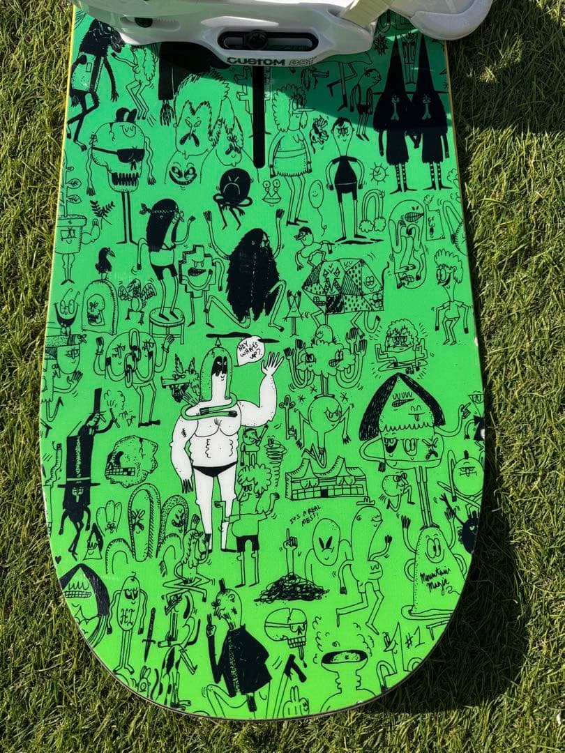 特価！Burtonスノーボード 148cm 2014年モデル　バインディング付き