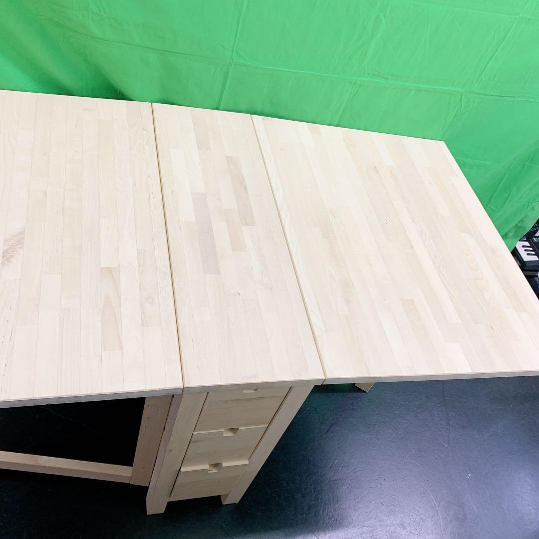 8SAM55 NORDEN ノールデン ゲートレッグテーブル バーチ