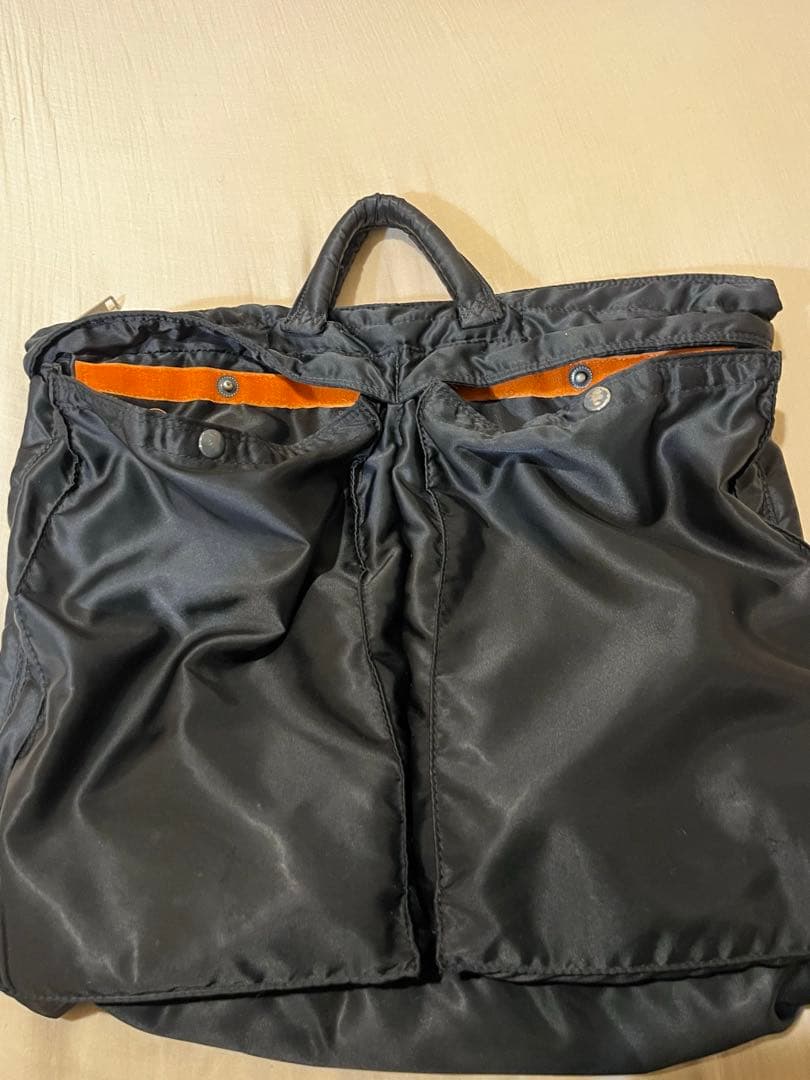 ポーター タンカー 2way ヘルメットバッグ トートバッグ ブラック 大容量