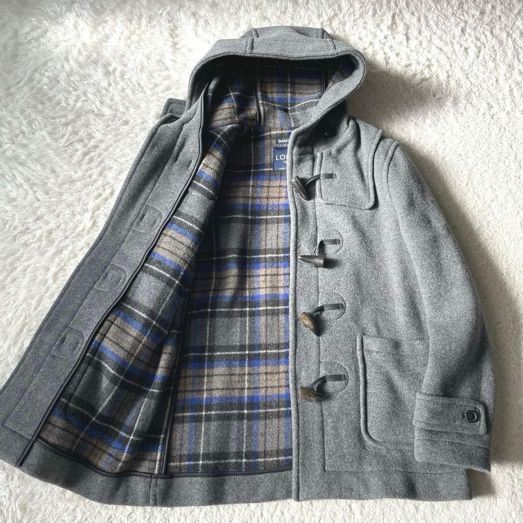 美品　現行　ロンドントラディション　ダッフルコート　グレー　40