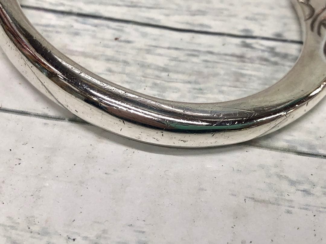 TADY&KING イーグルフェイスバングルプレーン 金目付き L　6543