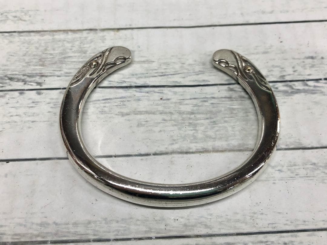 TADY&KING イーグルフェイスバングルプレーン 金目付き L　6543