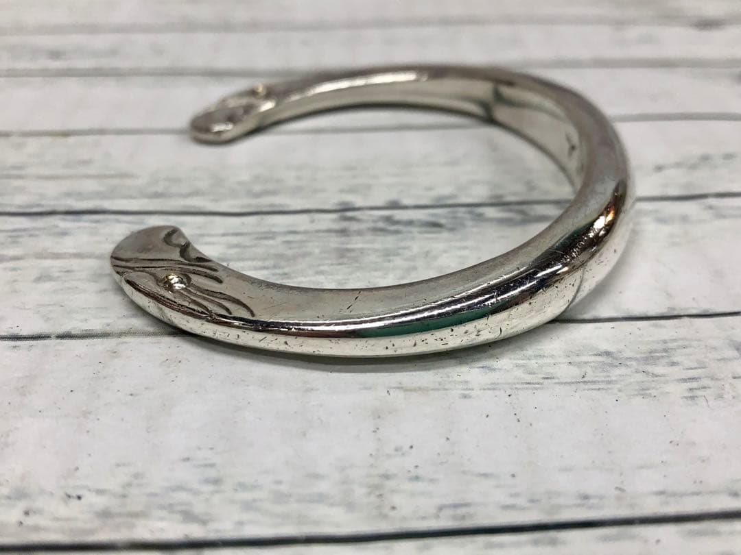 TADY&KING イーグルフェイスバングルプレーン 金目付き L　6543