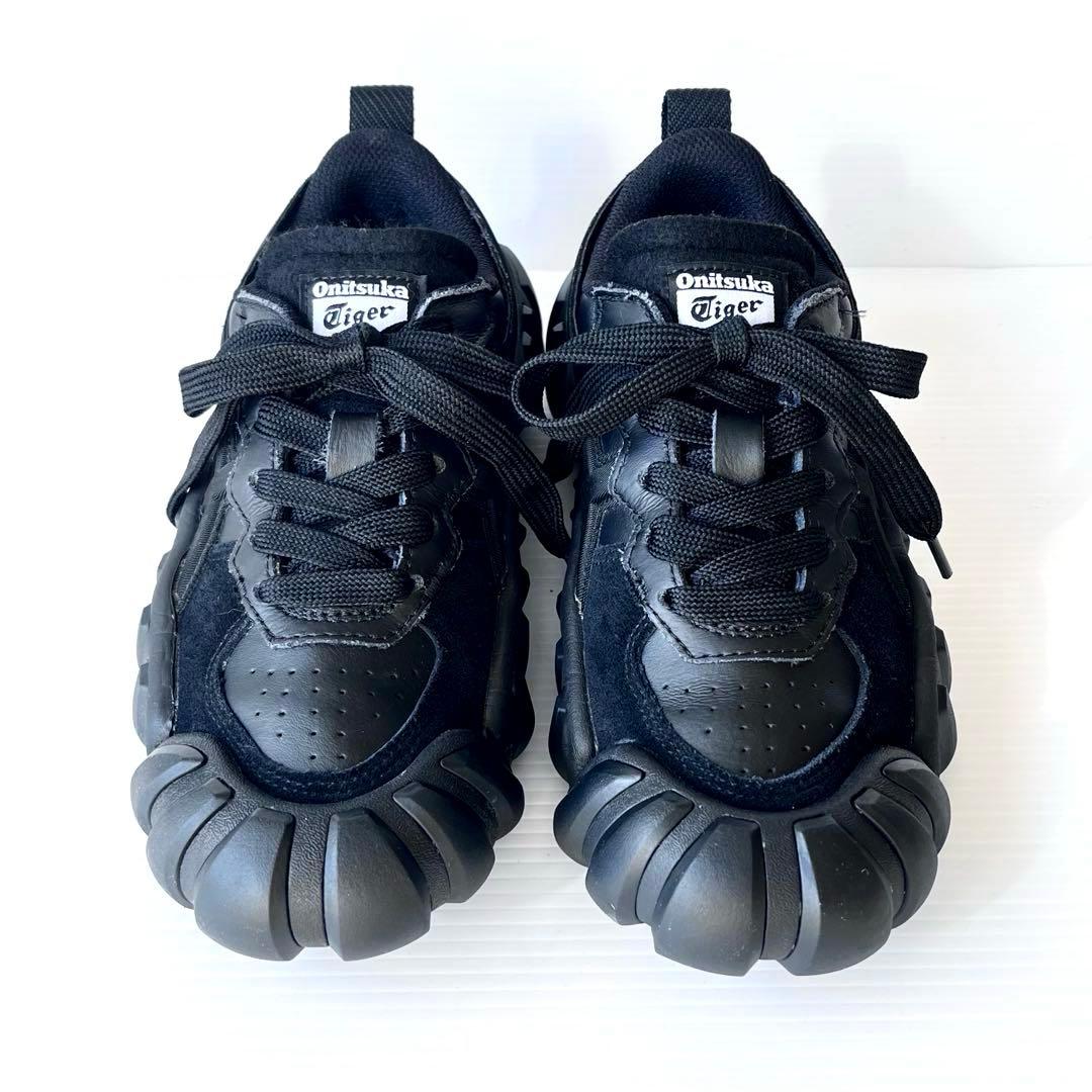 極美品✨ オニツカタイガー デンティグレ LS オールブラック 23.5cm