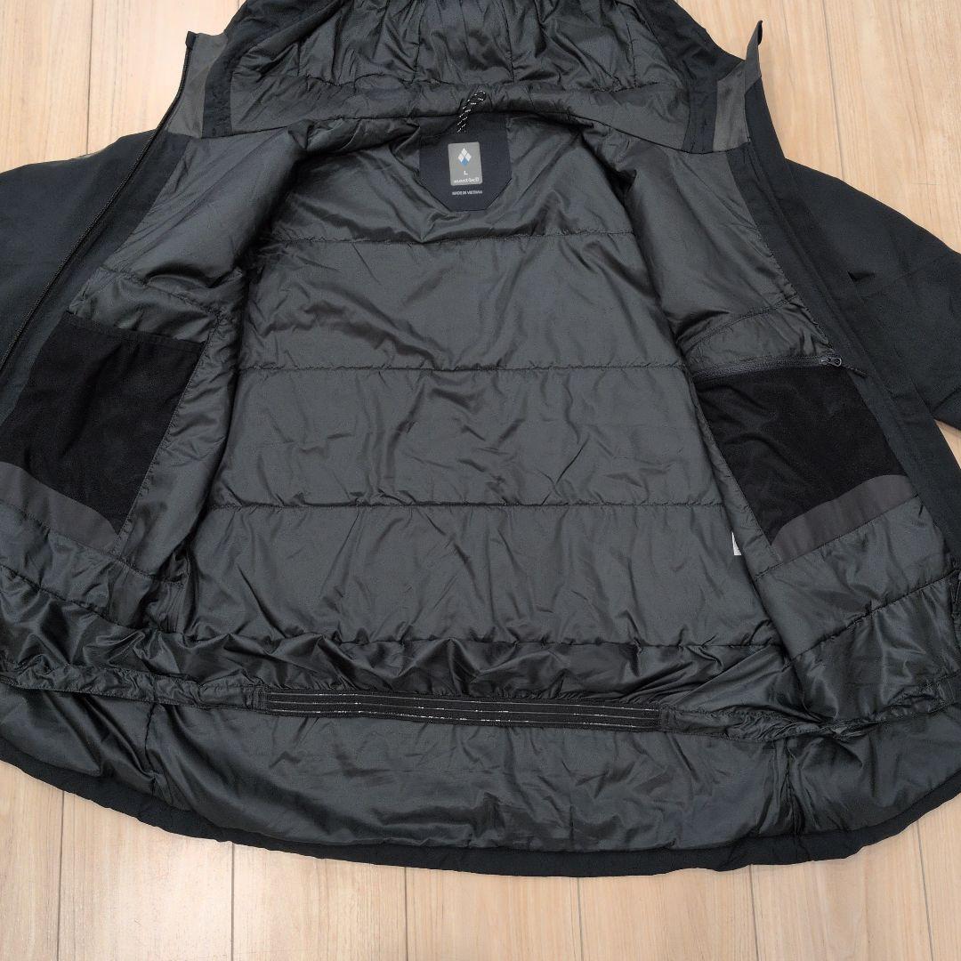 モンベル　mont-bell　パウダーステップ パーカ メンズ　L ブラック