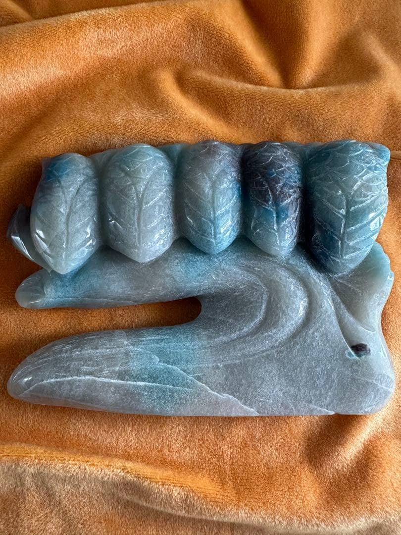 トロレアイト フクロウ 彫刻