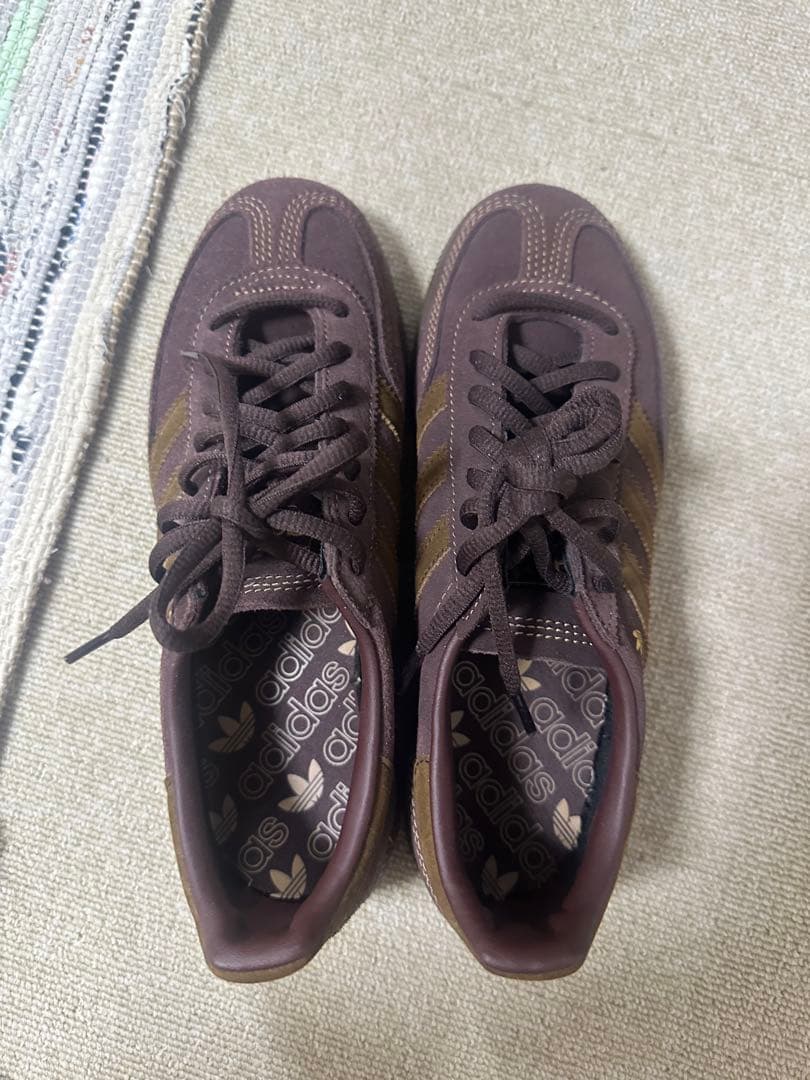 アディダス サンバオールスウェードブラウン 24.0cm