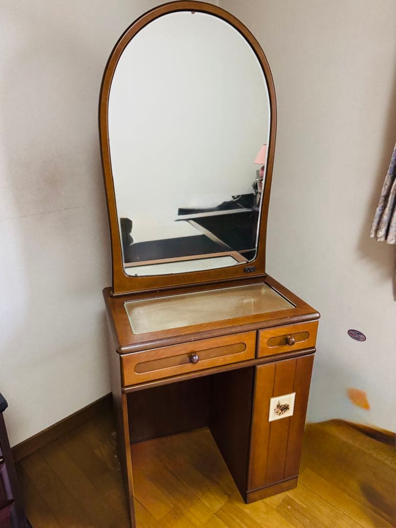 杉山工藝 ハイミラー 鏡台 ドレッサー リビング インテリア 時代 アンティーク
