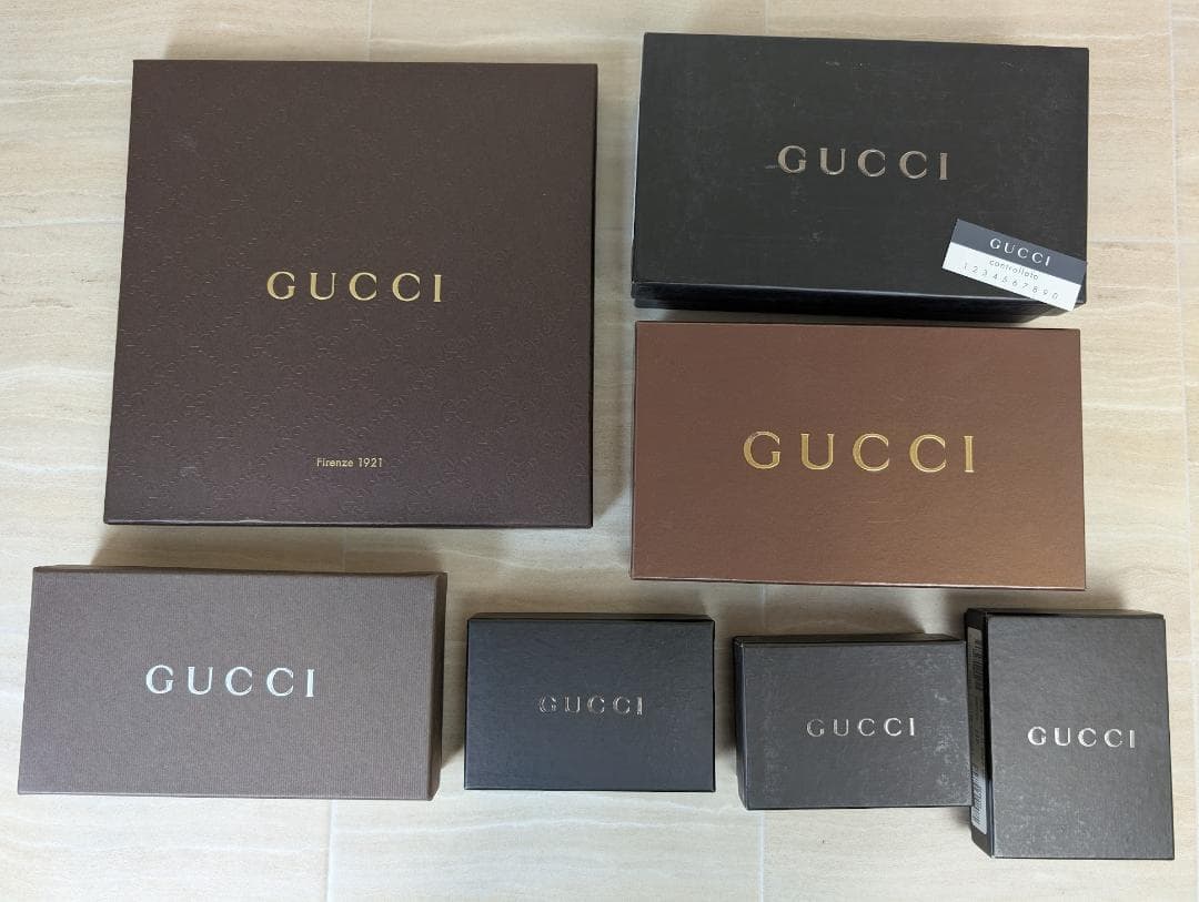 まとめ売り　GUCCI　グッチ　空箱　空き箱　ボックス　アクセサリー　ケース