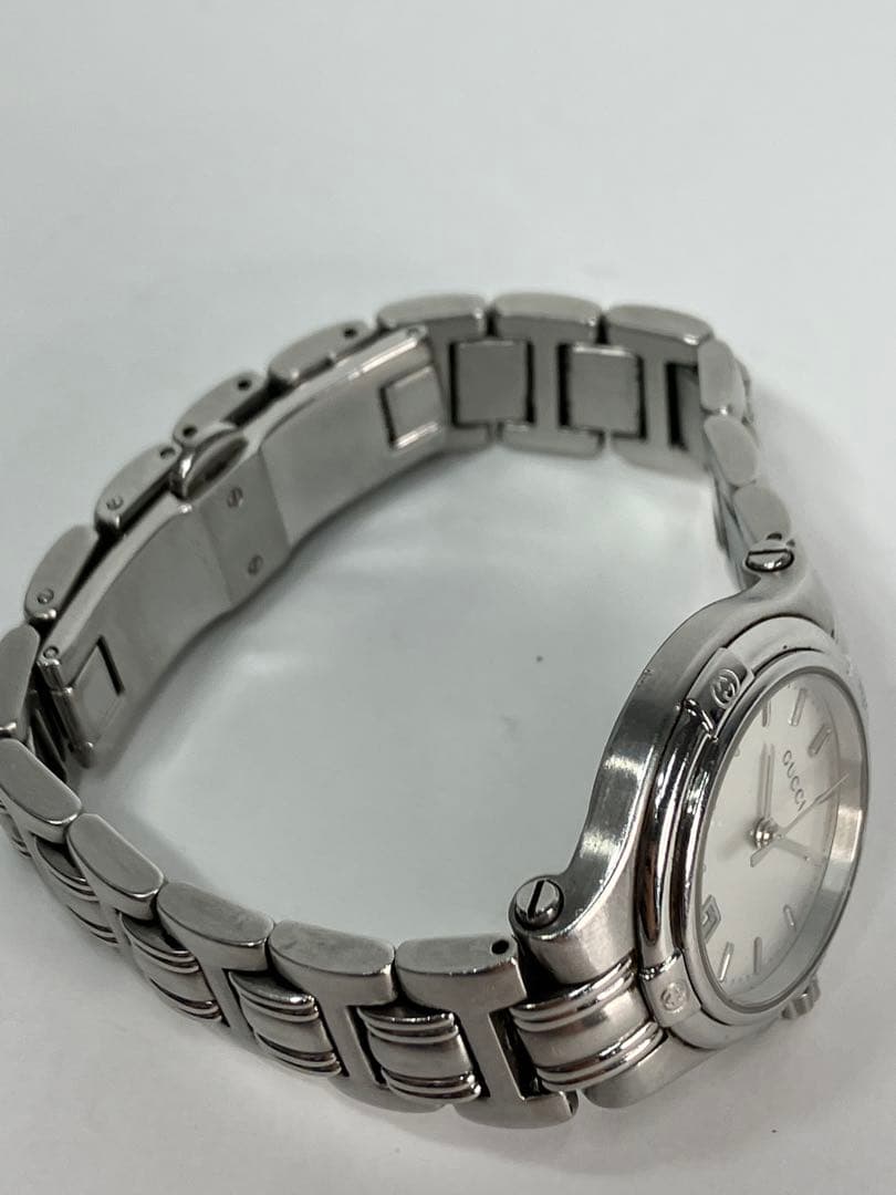 GUCCI グッチ 9040L 腕時計 ステンレス デイト 動作品　レディース